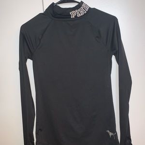 PINK Black polyester Long sleeved